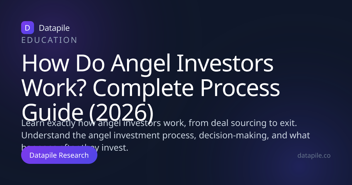 How Do Angel Investors Work? Complete Process Guide (2025) | Datapile