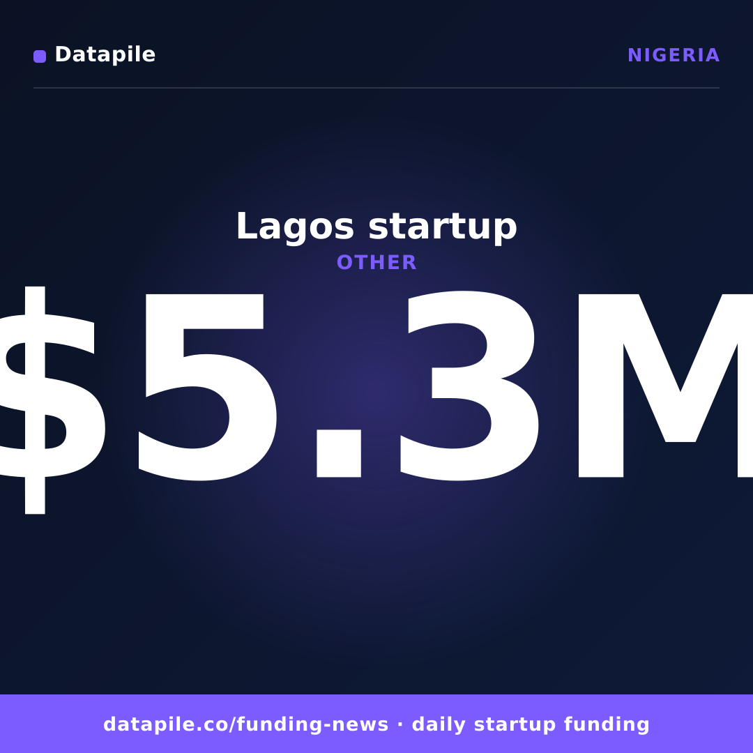 Lagos startup social card