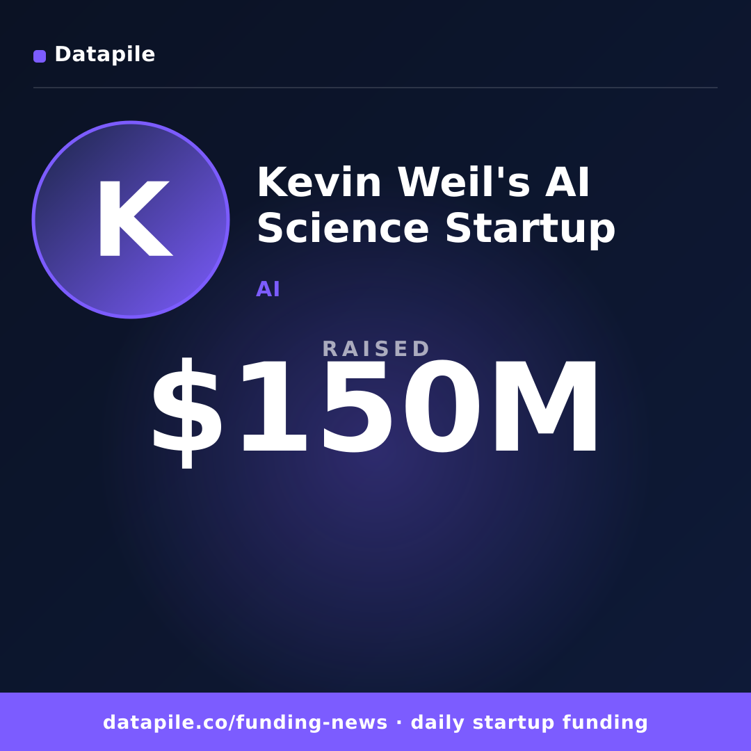 Kevin Weil's AI Science Startup social card