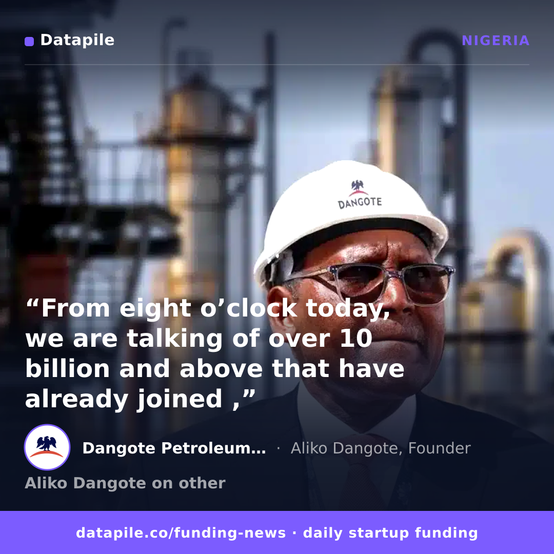 Dangote Petroleum Refinery social card