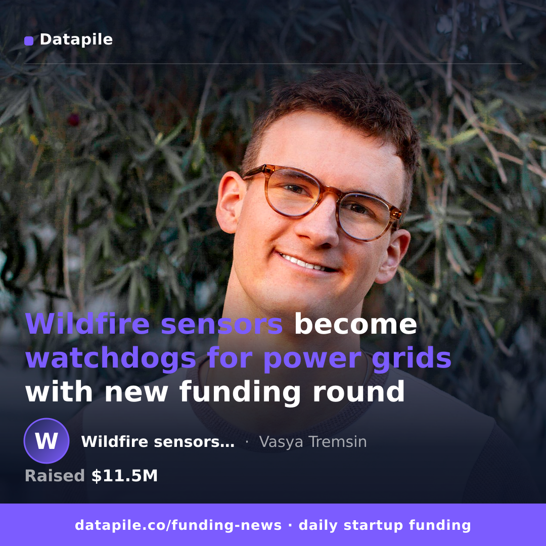Wildfire sensors startup social card