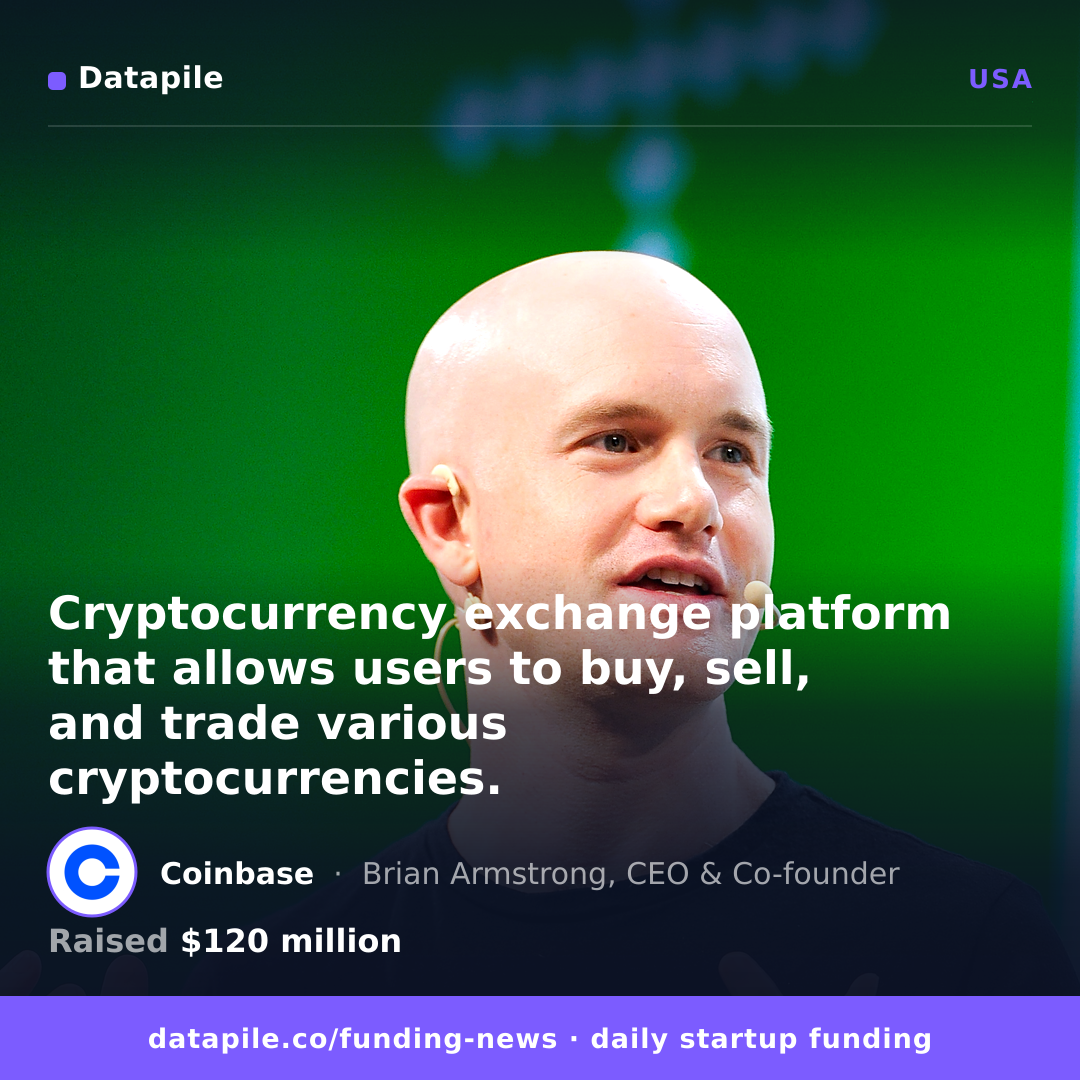 Coinbase social card