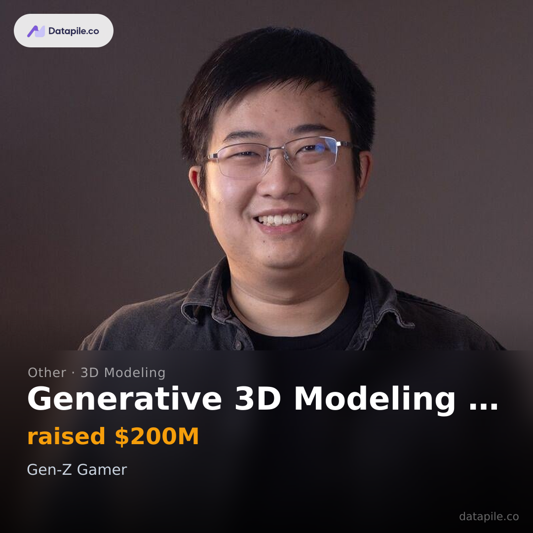Generative 3D Modeling Startup social card