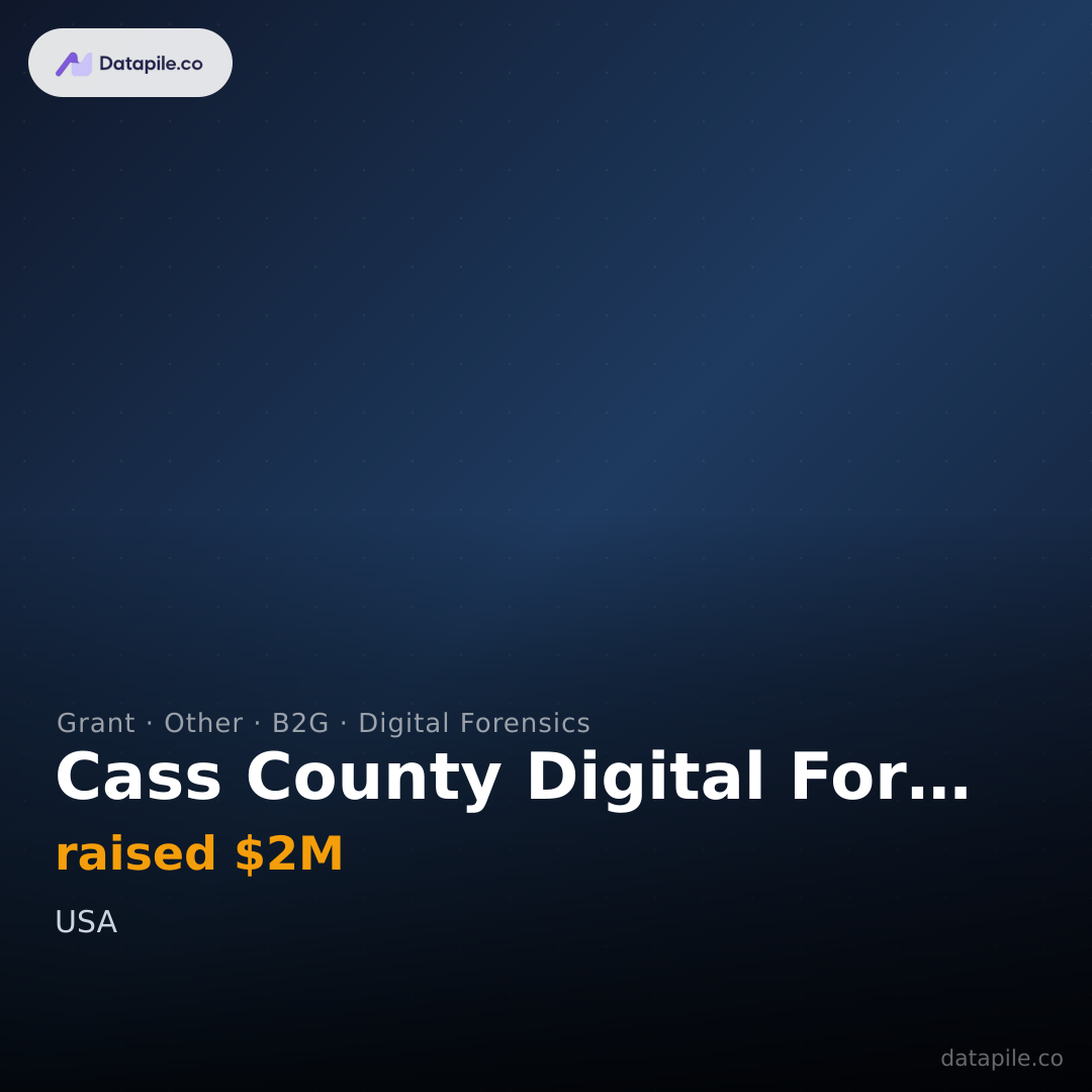 Cass County Digital Forensics Unit social card