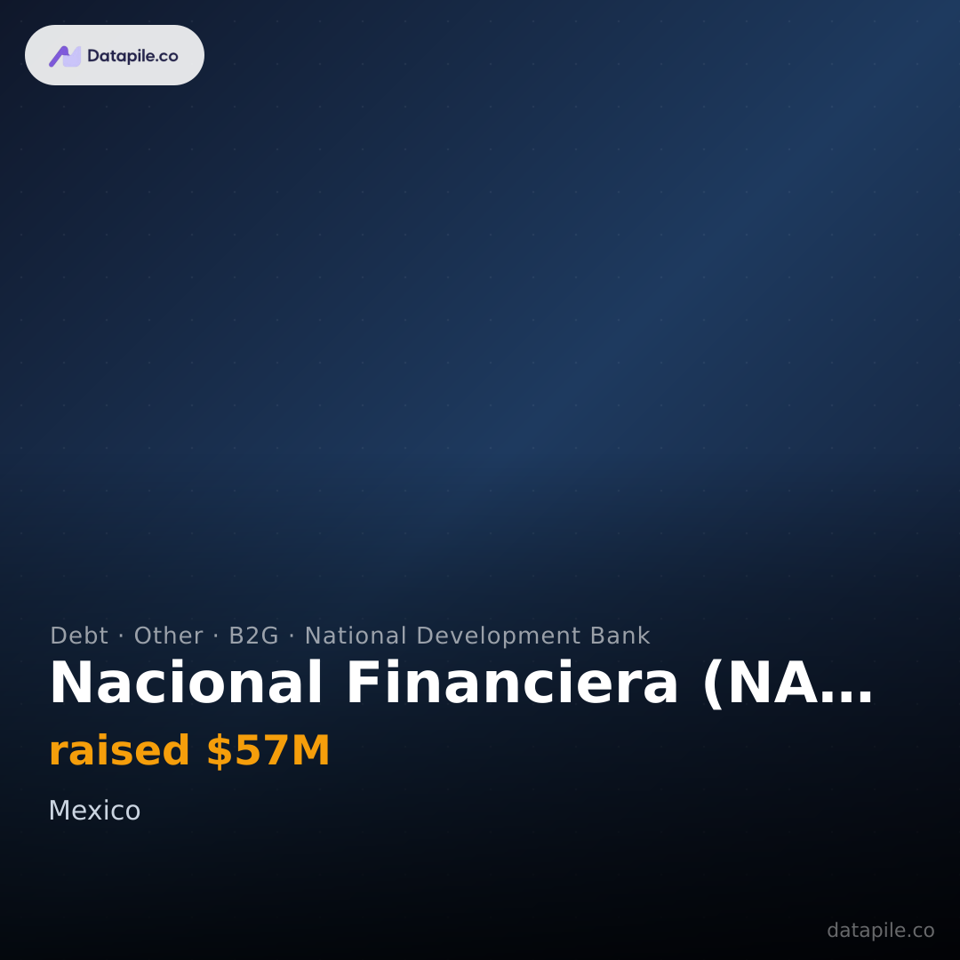 Nacional Financiera (NAFIN) social card