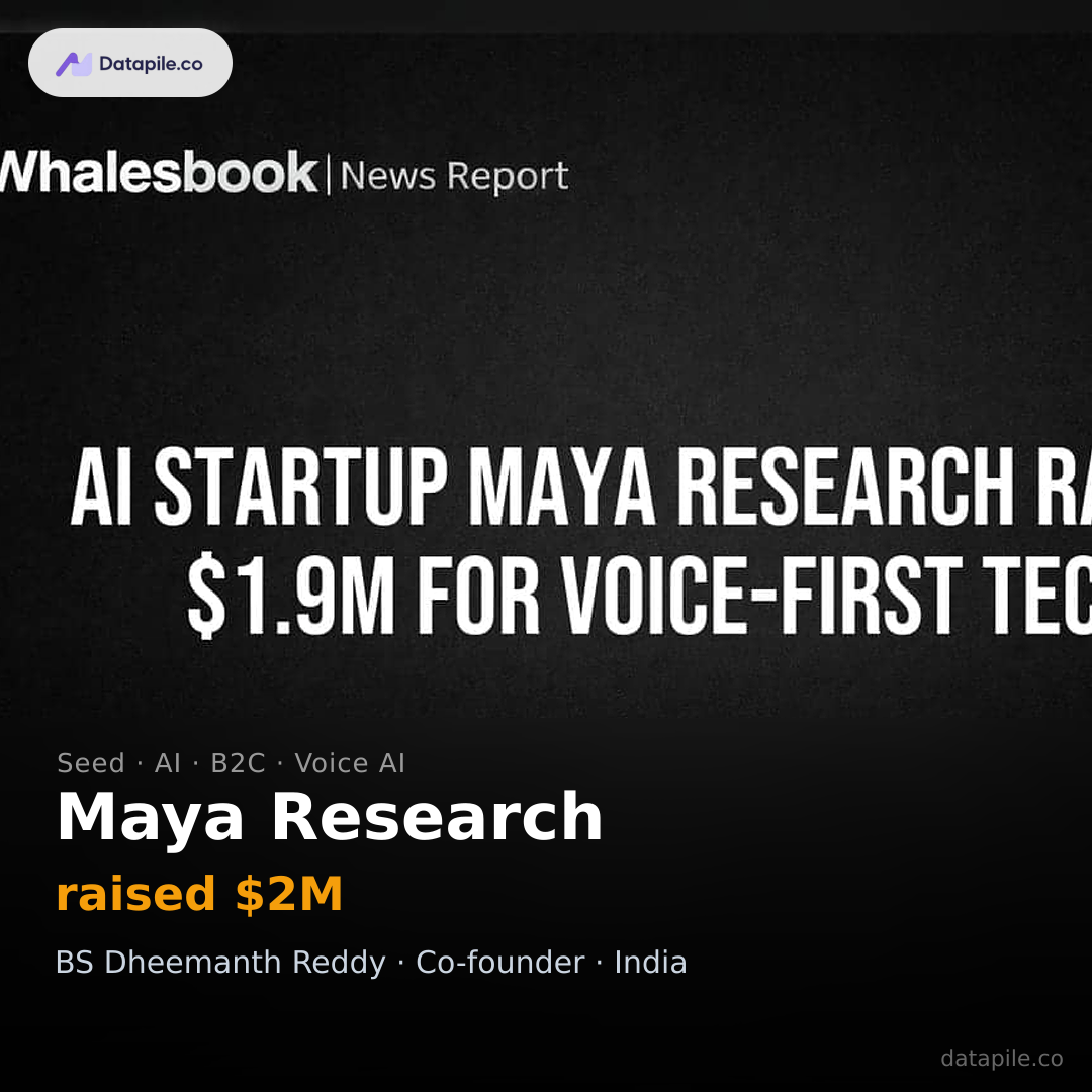 Maya Research social card