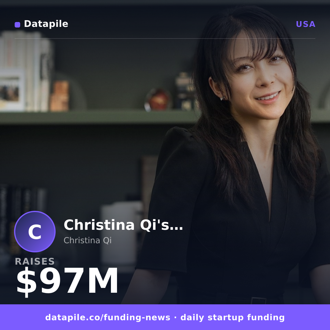 Christina Qi's startup social card
