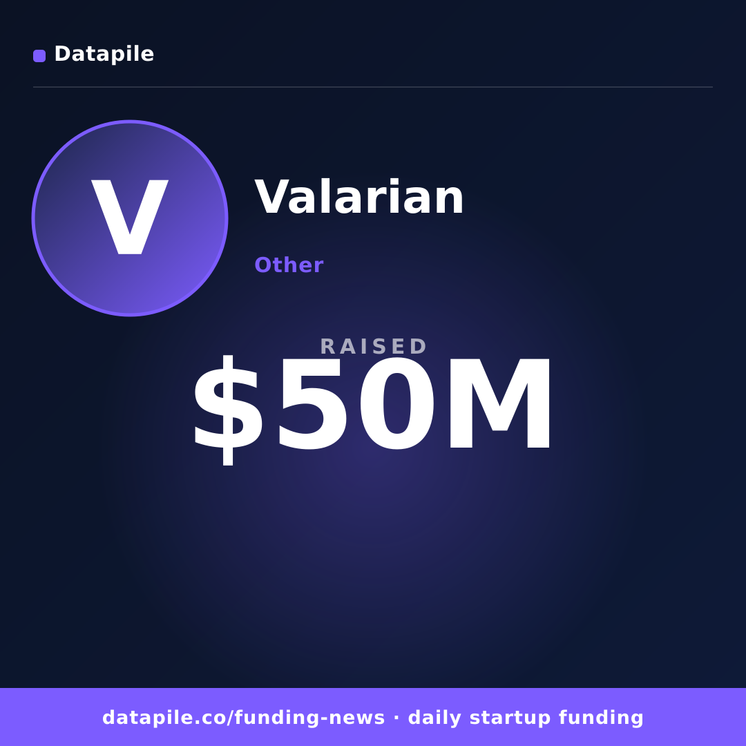 Valarian social card