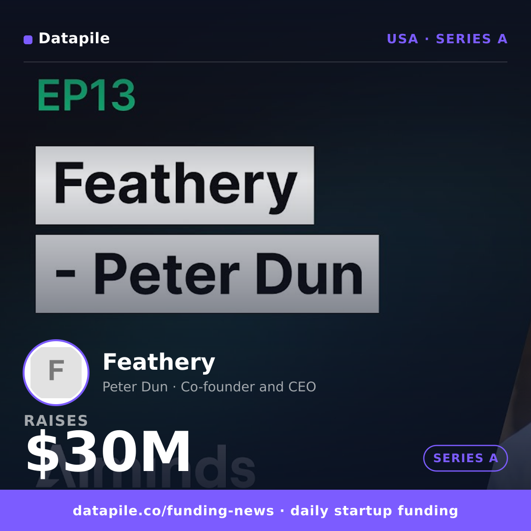 Feathery social card
