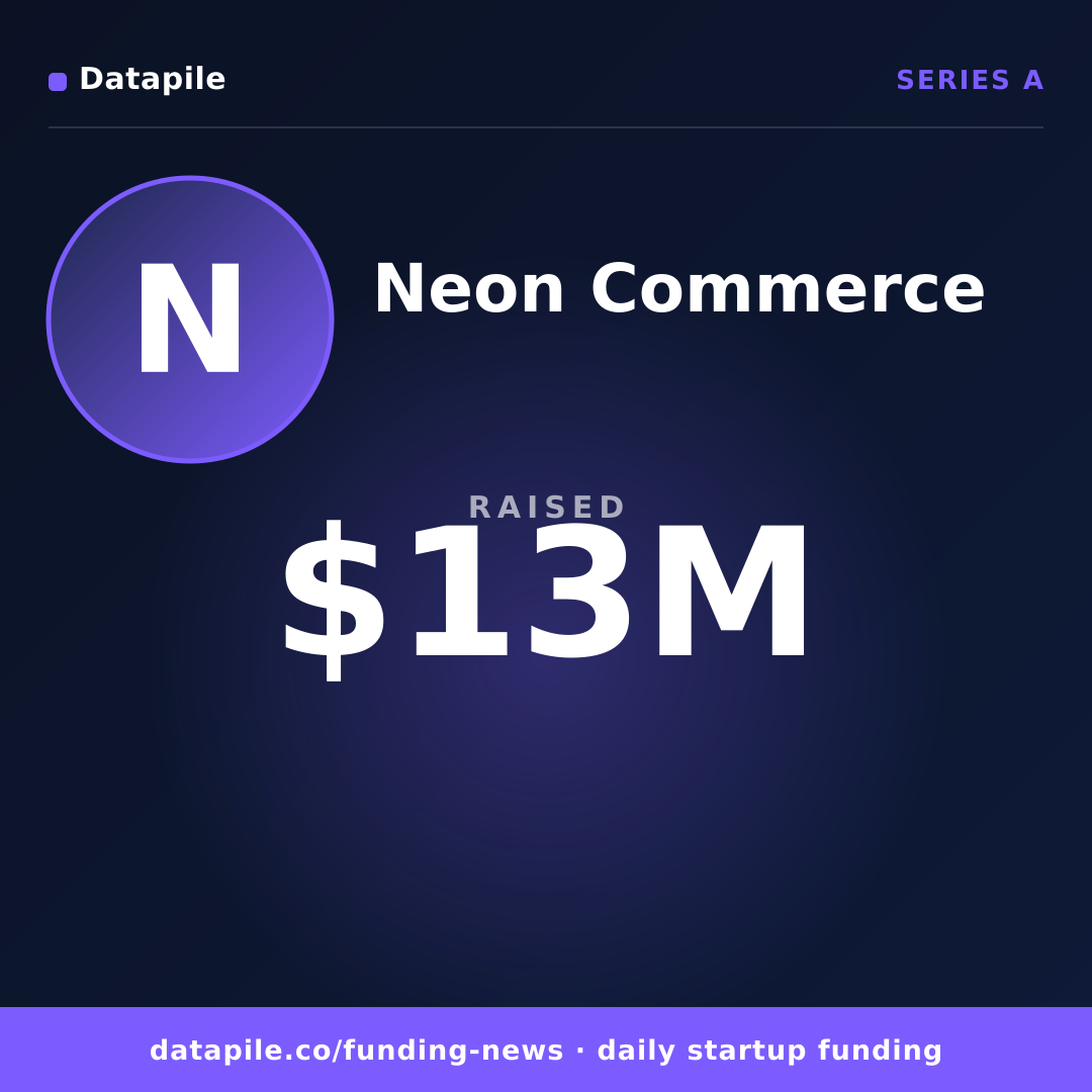 Neon Commerce social card