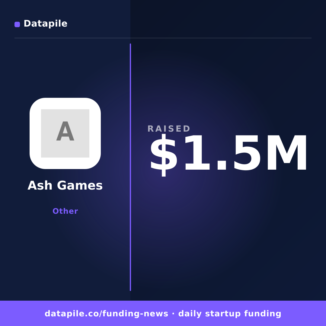 Ash Games social card